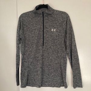 Under Armor long sleeve Athletic zip up tunic tee